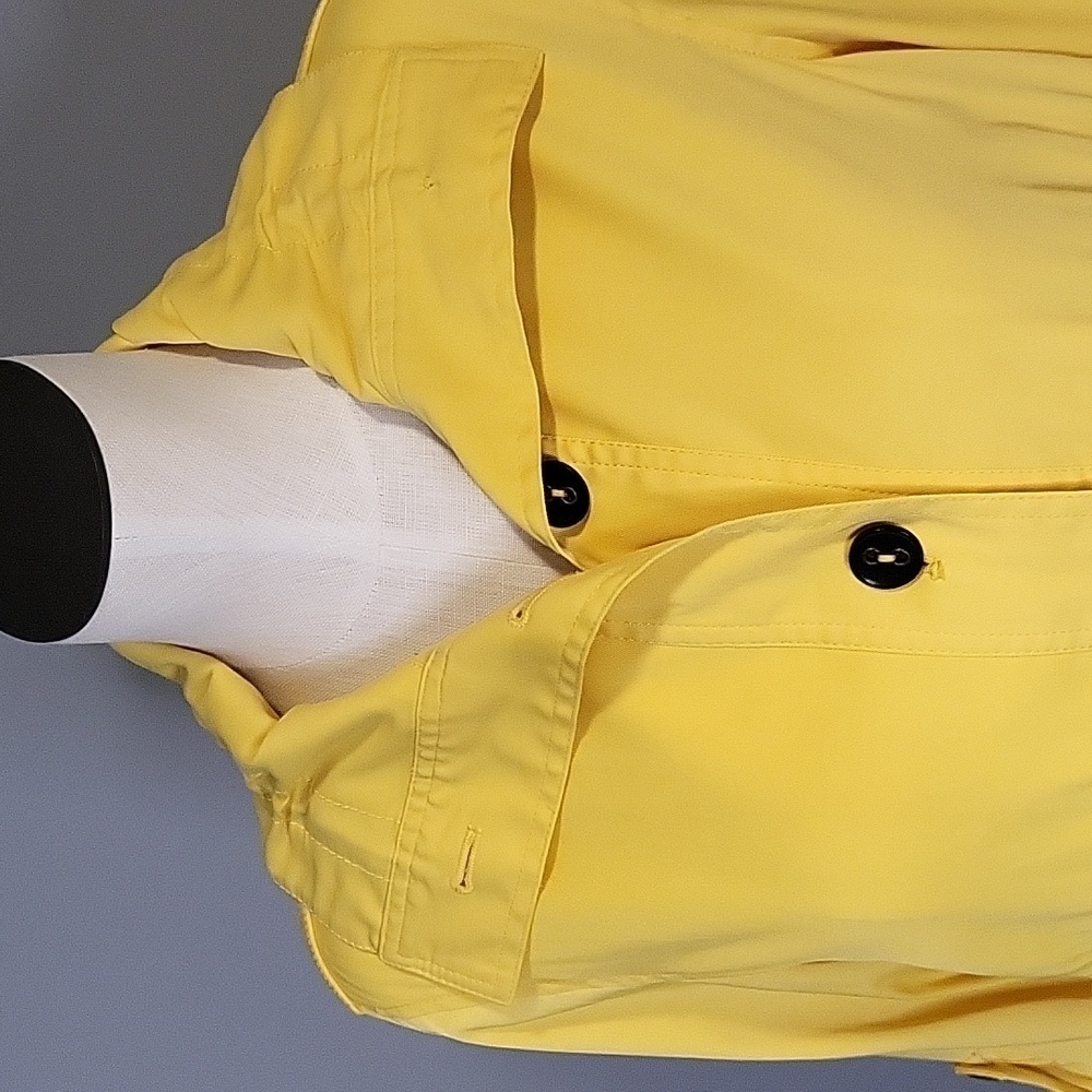 Vintage Ruby Rd. Yellow Button Down Lightweight J… - image 5
